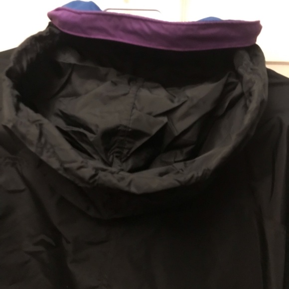 Columbia men’s medium vintage 1/2 zip pull over jacket with hood - Picture 9 of 10